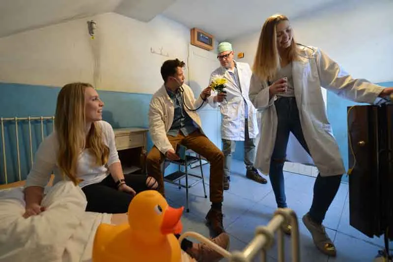 Spielszene in der FLUCHTGEFAHR