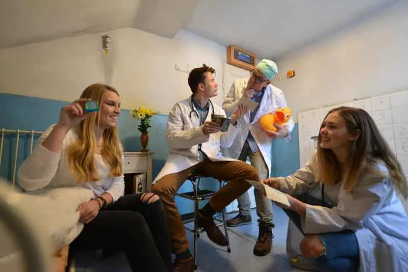 Spielszene in der FLUCHTGEFAHR